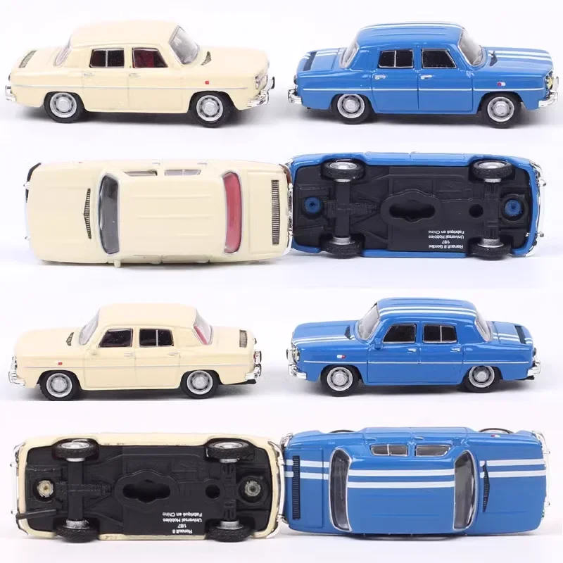 Diecast 1/87 Scale Vintage Peugeot's 404 Berline Taxi/Gordini Alloy Car Model Collection Display Toy Gift Souvenir