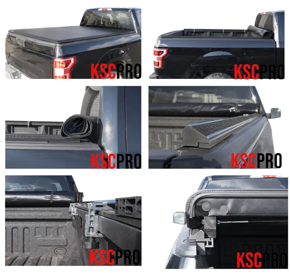 KSCPRO Silverado Accessories Soft roll up tonneau cover for Chevy Silverado 1500 2022