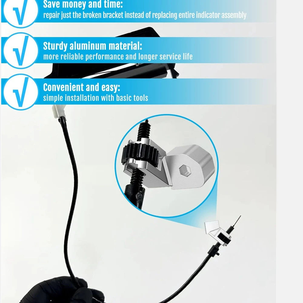 Metal Shift Indicator Cable Bracket 83244for Ford E150 E250 E350 Excursion Expedition Explorer Ranger Gear Shifter Selector Part