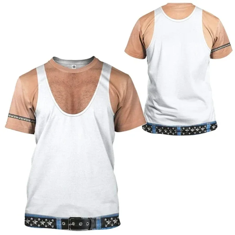 Cosplay-Spaß 3D-Druck Sport Schnelltrocknend Atmungsaktiv Herren Damen T-Shirt Designer-Kleidung Outdoor Street Casual Mode Y2K Eltern-Kind – Detail 12