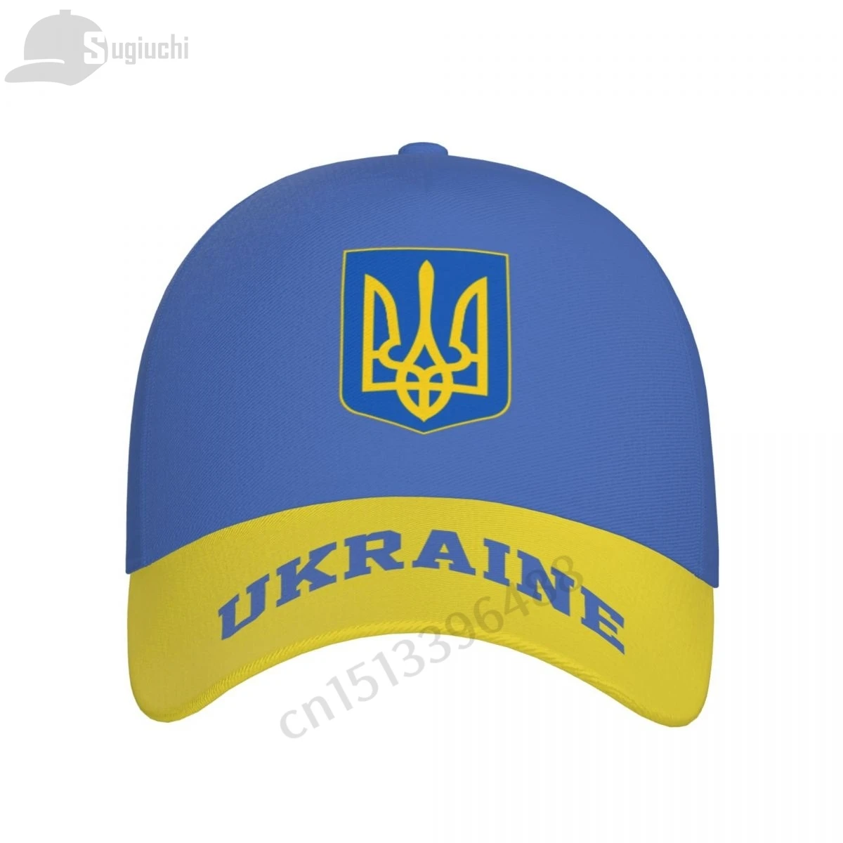 

2025 Ukraine Flag 3D Soccer Hats Sun Baseball Cap Breathable Adjustable Men Women Outdoor Fishing Hat