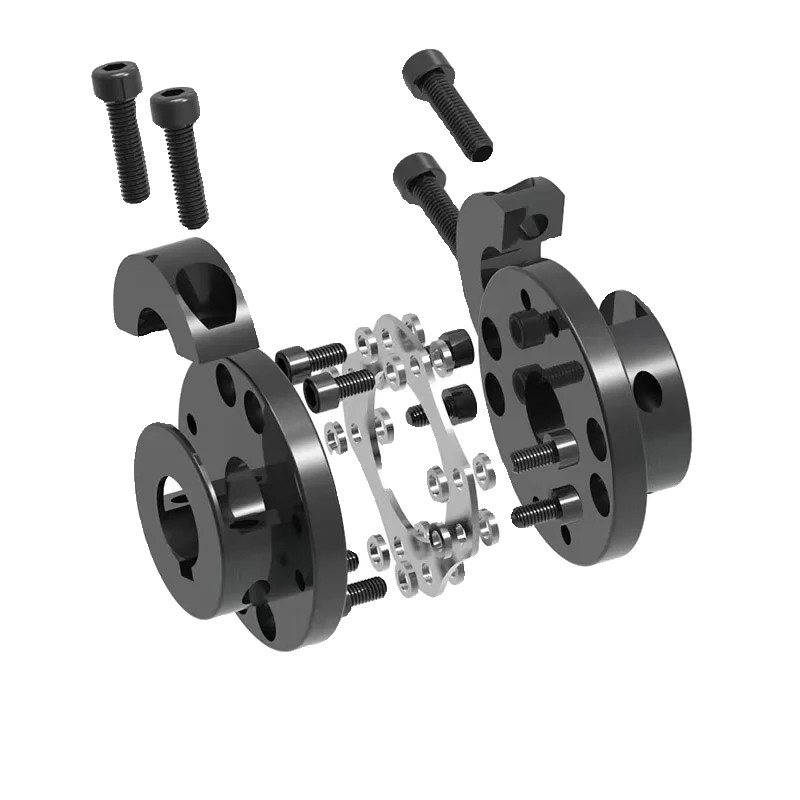 Single  with keyway Double diaphragm coupling Elastic motor connector High torque