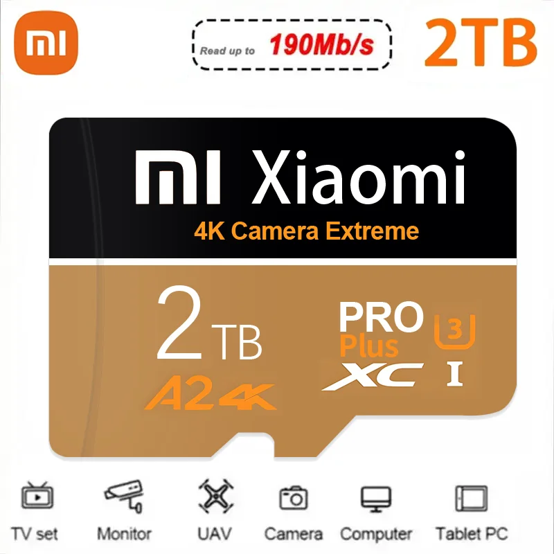 Xiaomi micro sd karte a1 klasse 10 2tb smart flash hoch geschwindigkeit sd tf speicher karte 1tb 128gb 256gb cartao de memoria für telefon/kamera