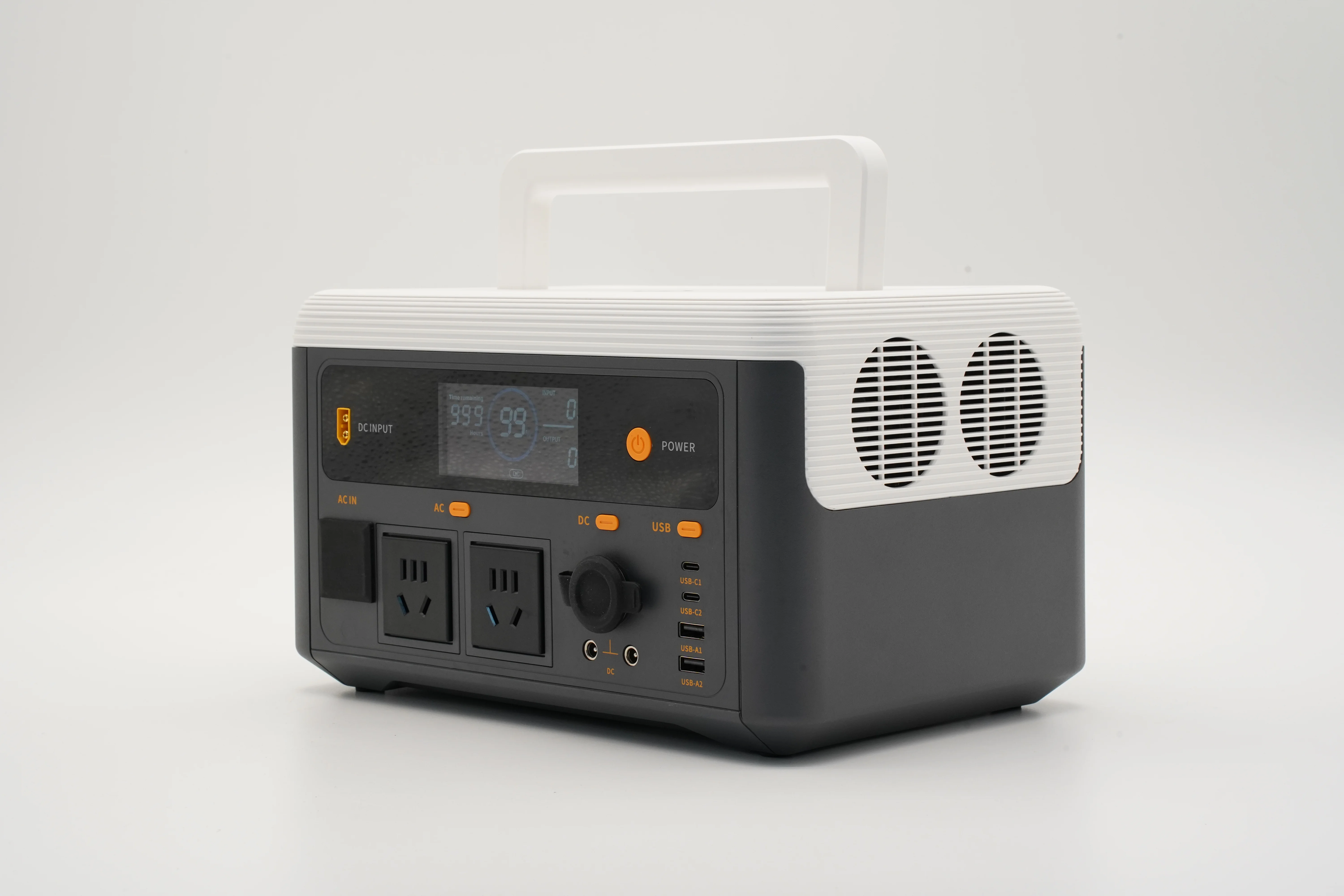700 Watt Portable Power Pack with AU US European Union Plug for Outdoor Camping and Adventure Rated Solar Generator Storage Box