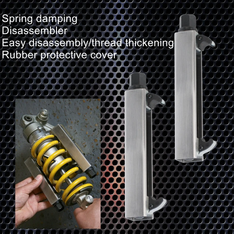 Shock Spring CompressorShock Spring Removal Removal ToolMotorcycle RepairRoller Type Manual Spring Compression