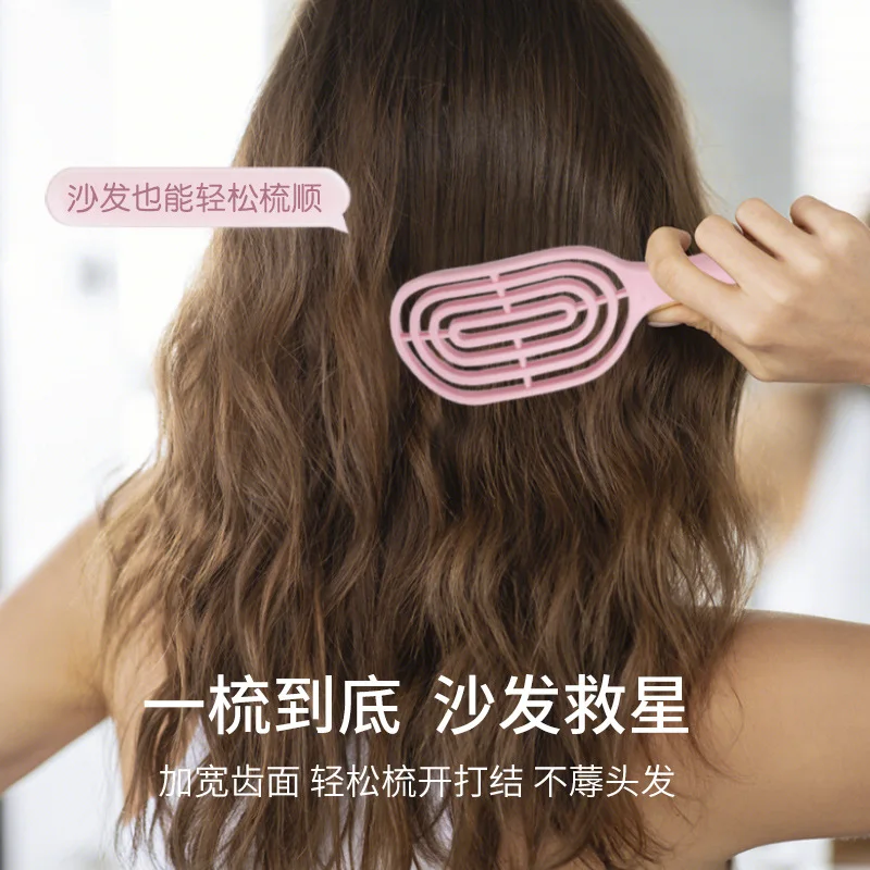 100Pcs Wholesale Comb For Girls Fluffy Styling Rib Comb Hair Comb Massage Comb Beauty Tools