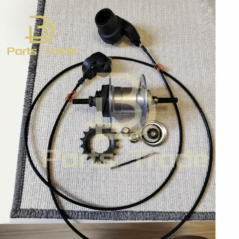 Rear Axle for Shimano Internal 3 Speed Hub Gear SG-3R40 Roller Brake 36 Holes Compatible with 28 Hole 3S41