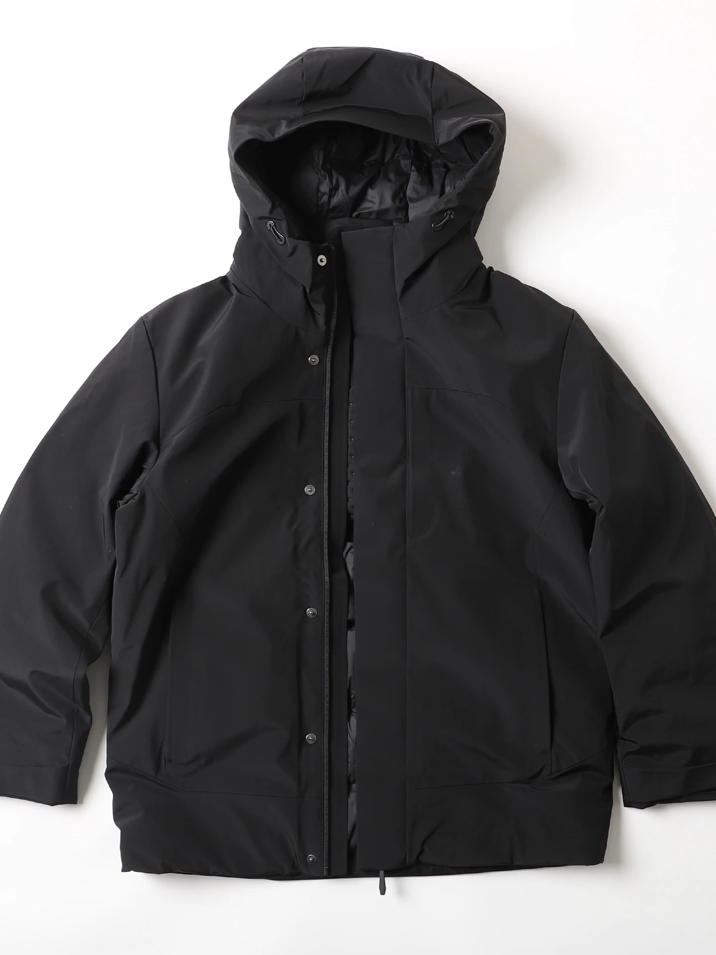 

Мужская повседневная куртка из гусиного пуха с капюшоном, теплая, из полиэфирного волокна, с длинными рукавами, на молнии, прямого кроя, стандартной длины