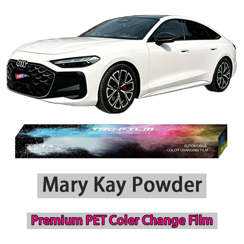 TRG film high-quality vehicle color changing film: Mary Kay powder (glossy PET vinyl film - original car paint series)