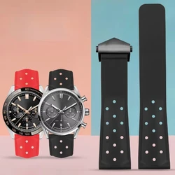 For TAG Heuer F1 Calila Outdoor Safety Waterproof Mountaineering Diving Series Folding Buckle Silicone 22mm Watch Strap