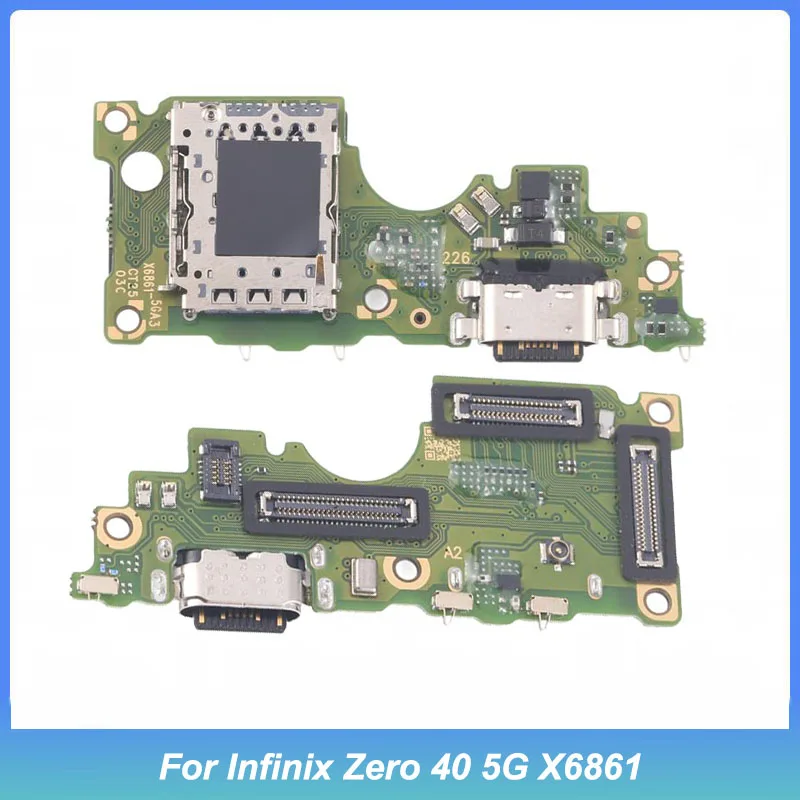 

USB Charging Dock Board for Infinix Zero 40 5G X6861 Charger Port Connector Flex Cable Repair parts