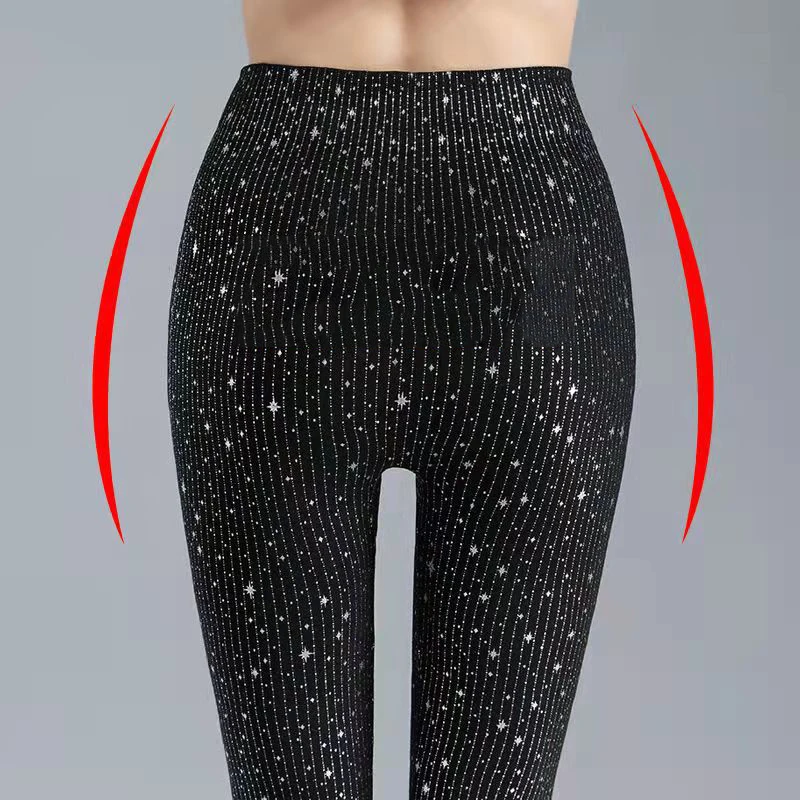 New Fashion Leggins Women Black Shine Bronzing Print High Spandex Sexy Slim Empire Leggings Ropa de mujer Booty Lifting Pants