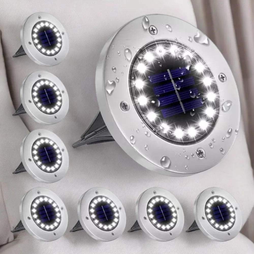 luz exterior do jardim luz 16LED