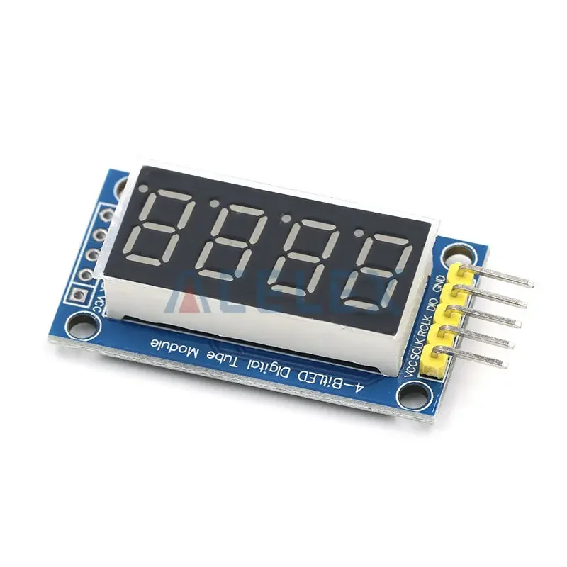 4 Bits 4bit Digital Tube LED Display Module Red Four Serial forArduino 595 Driver image 2