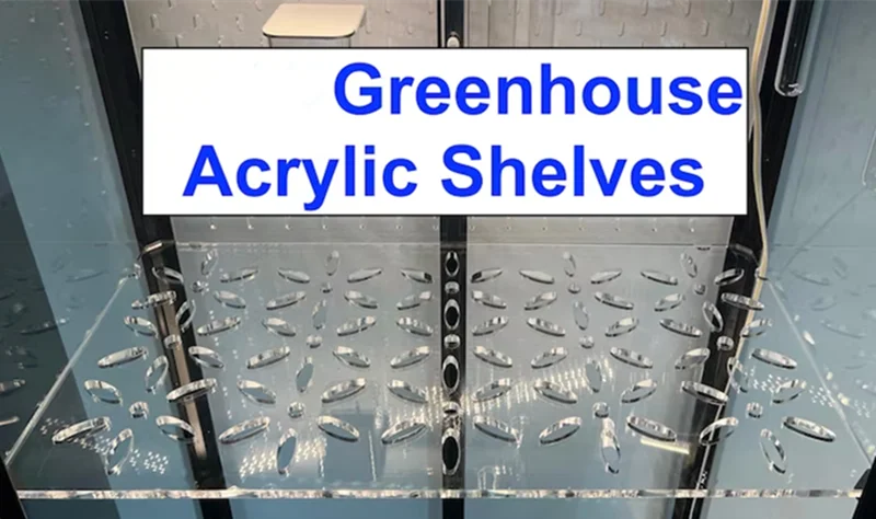 9mm Thickness Indoor Greenhouse Acrylic Shelf for Rudsta Wide Custom Greenhouse Cabinets Shelves Flowers Storage Rack Display