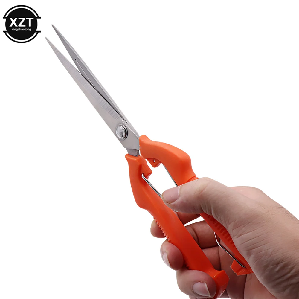 NEW Plus size Fruit Picking Scissors Stainless Steel Gardening Tool Scissors Fruit Picking Fruit Thinning Pruning Shears Tools