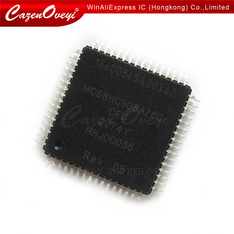 CazenOveyi 1pcs/lot MC68HC908AZ60CFU 2J74Y MC68HC908AZ60ACFU QFP-64 In Stock