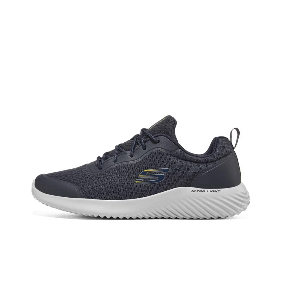 Skechers Bounder Running Shoes Men's Low Top Blue 232005-NVY