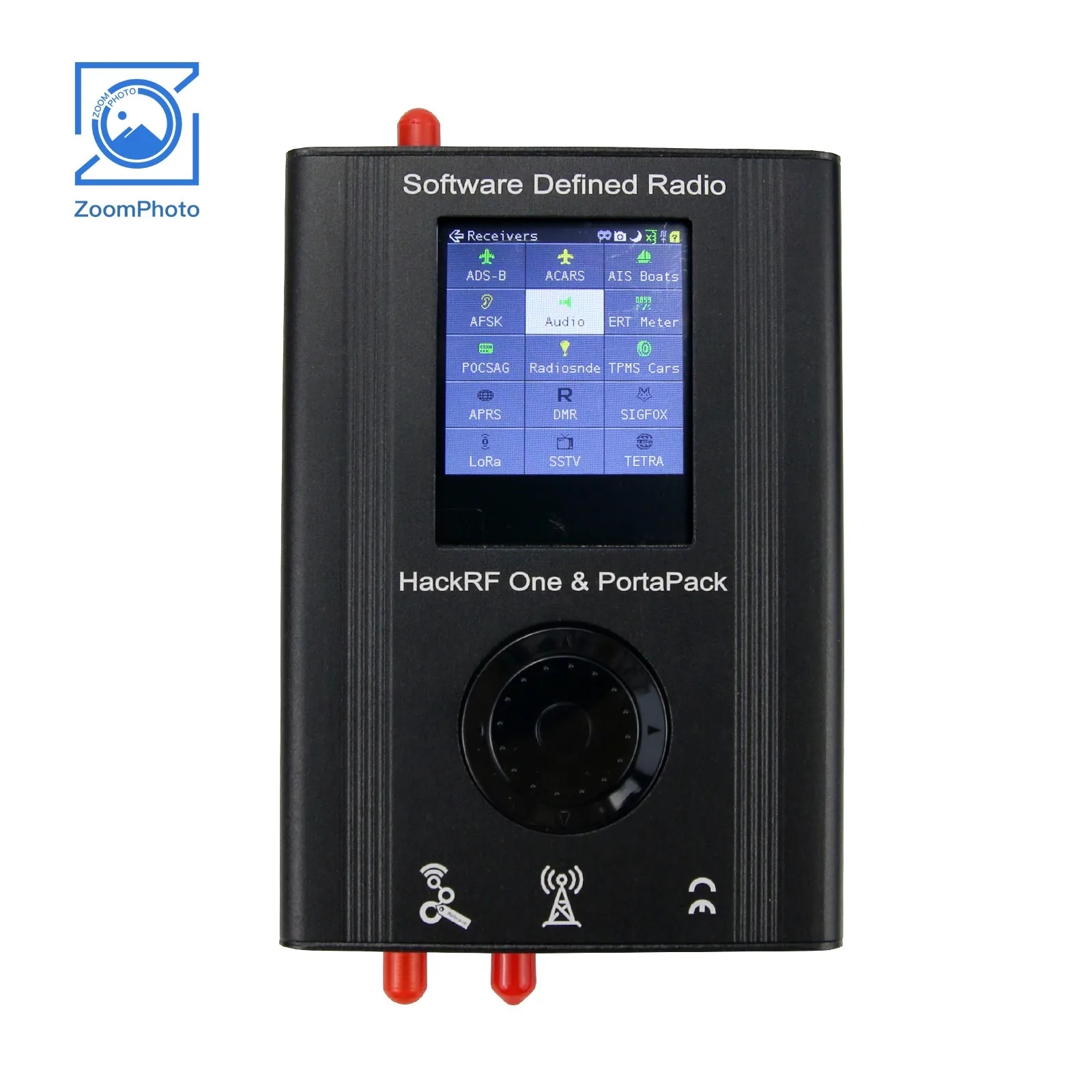 Portapack-hamgeek r9 hochfrequenz ein r9 sdr v2.0.0, gehäuse aus aluminium legierung, antenne, datenkabel kit montiert