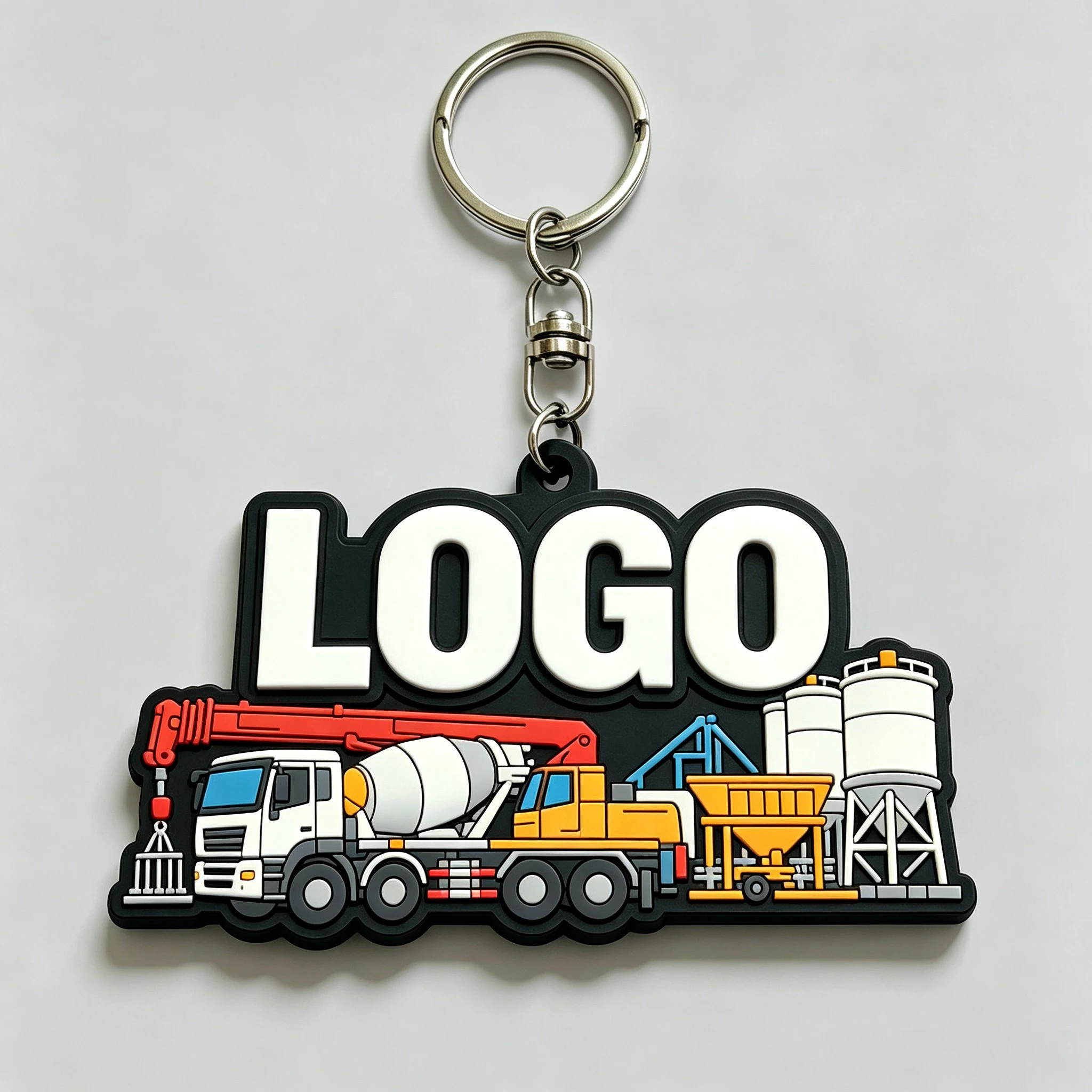 Customizable Soft PVC Key Chains Personalized 2D 3D Logo Keychains Business & Personal Gift Soft Rubber Promotional Carabiners