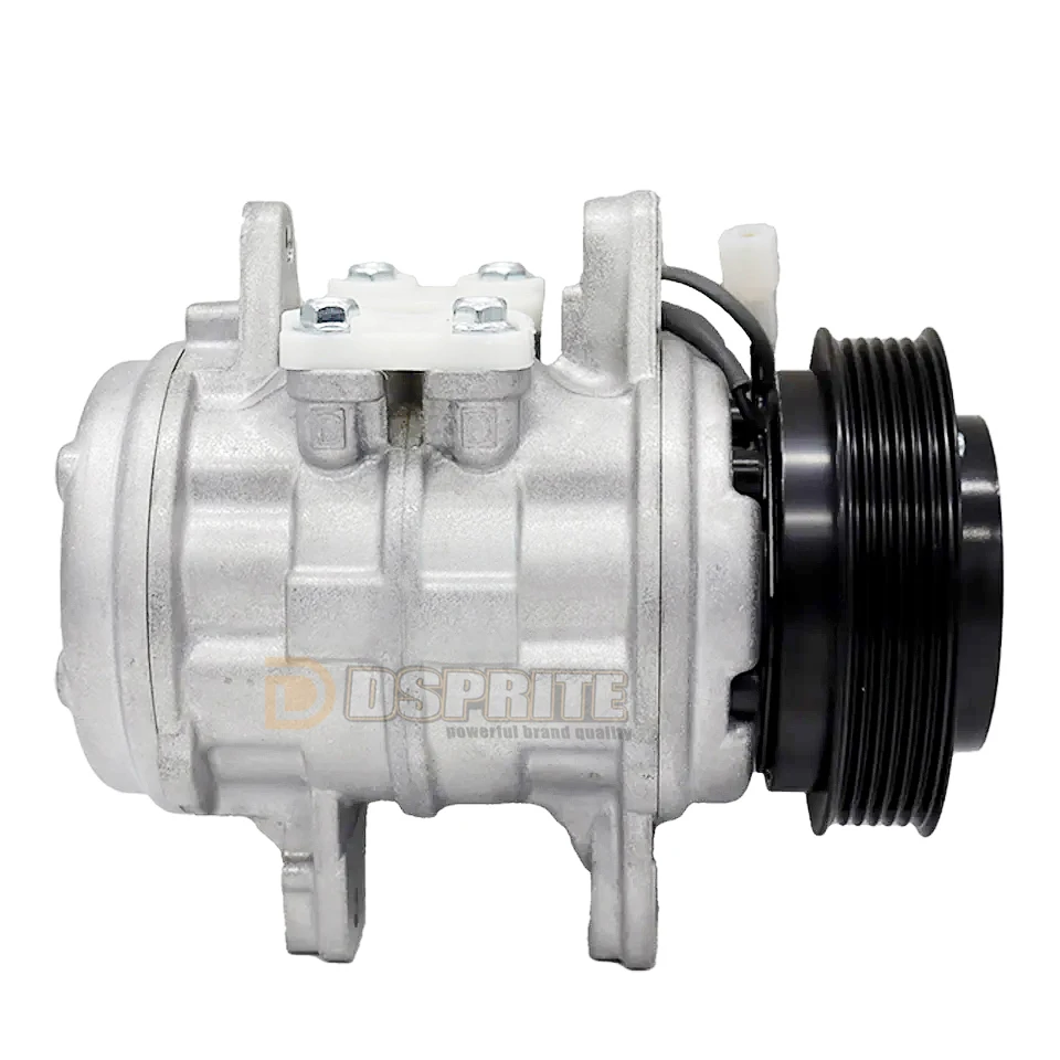 Car AC Compressor For Porsche 1991-1985 4Cyl 2.5L 2.7L 3.0L 1985-1990 57343 6PK Air Conditioning Compressor Pump With Pulley 944