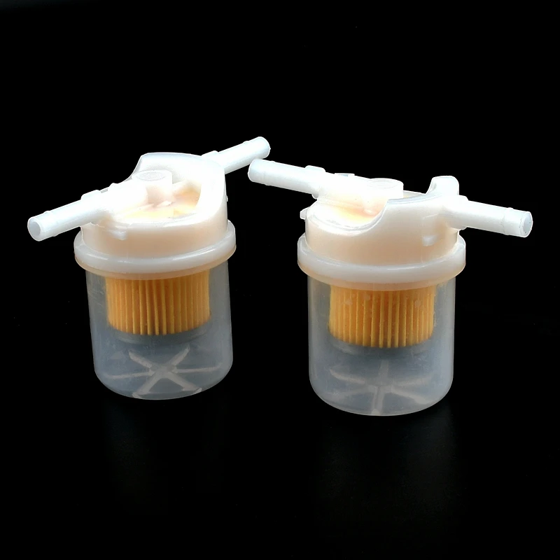 2~20PCS 8mm Hose Filter Fittings Transparent Filter Oil, Water, Air Filter Fish Tank Water Pipe Filter Gasoline Filtration