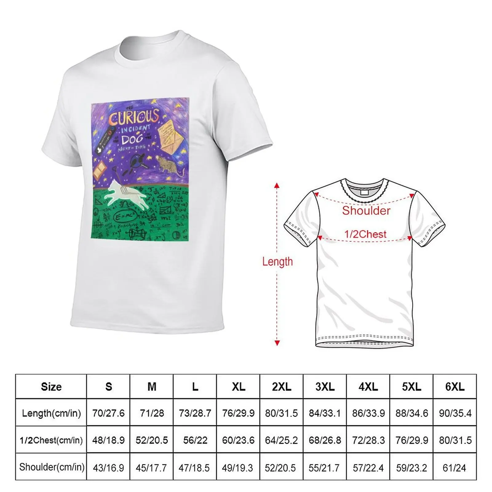 The Curious Incident Of the Dog In the Night-time T-Shirt men t shirt cotton 100% mens graphic t shirts T-Shirt