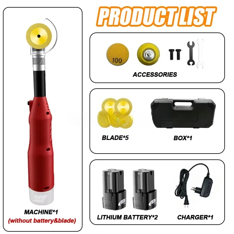 Bend industrial angle grinder, polishing stone, grinding ceramic tiles, joint cleaning machine