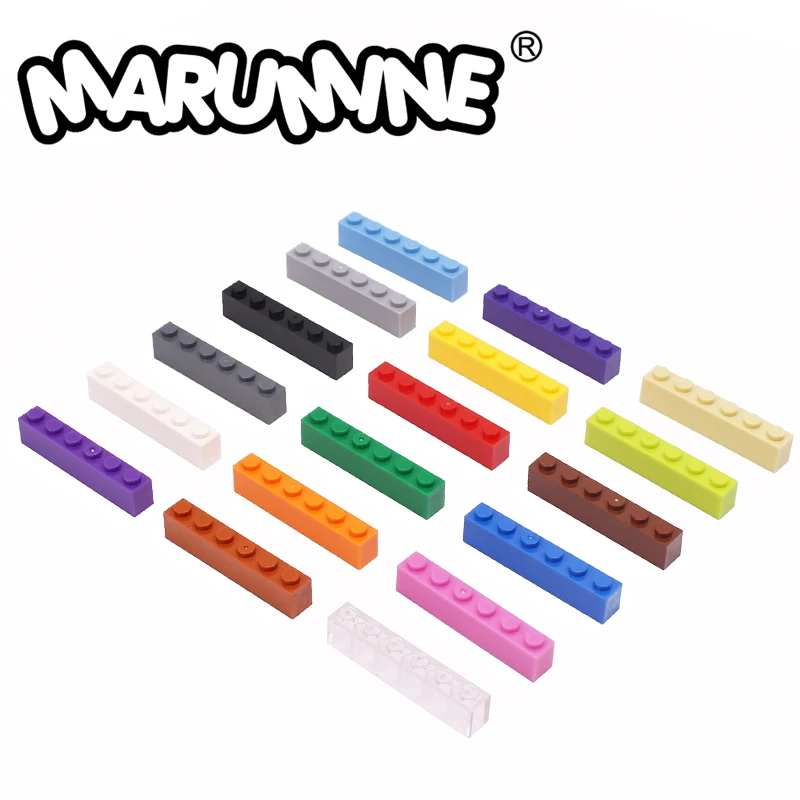 

Marumine 1x6 Dots Buidling Blocks 20PCS Classic Creative Base Cube MOC Bricks Parts Compatible with 3009 Accessories Particles