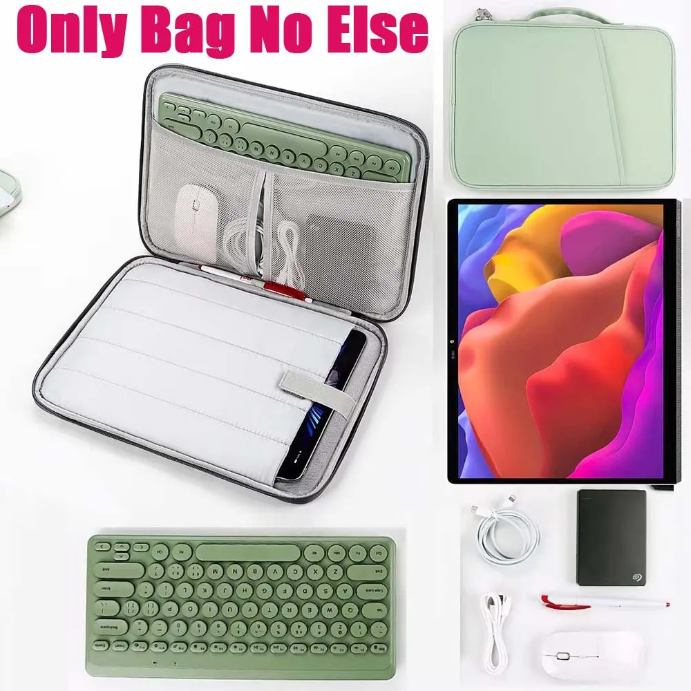 Tablet Sleeve for Lenovo tablet PC Yoga pad pro Tab 13 11 Waterproof Storage Bag Carry Case Cable Mouse Keyboard Phone Zip Pouch