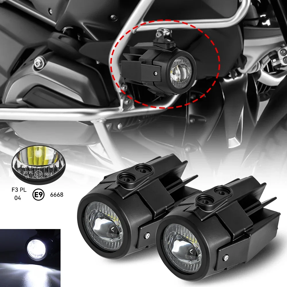 

Pop Motorcycle Fog Light Auxiliary Lights Brighter Lamp 40W 6000K For BMW R1200GS F800GS F700GS F650 K1600
