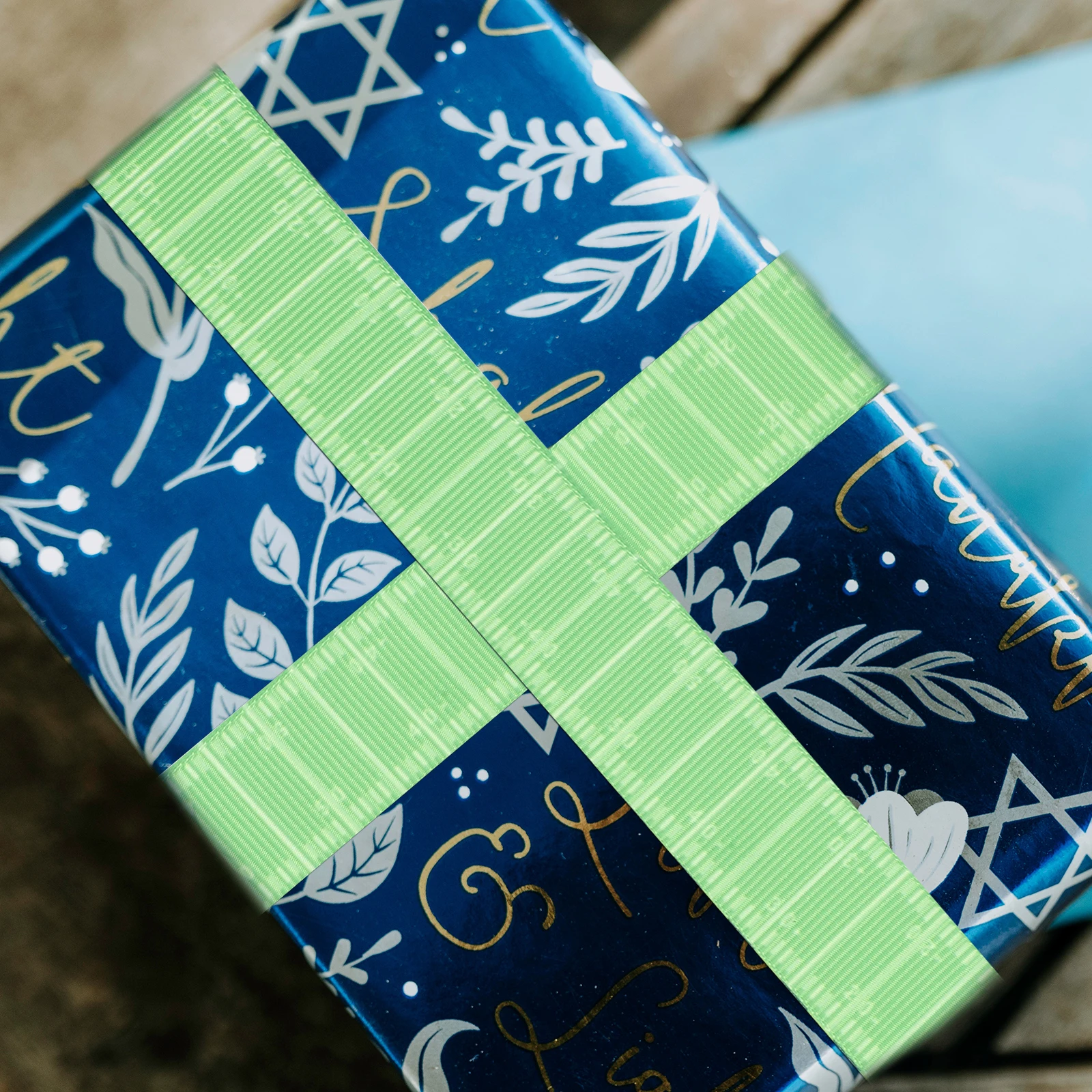 

Lasting Polyester Ribbon Roll Rugby Design for Projects Gift Wrapping Sport Party Decorations