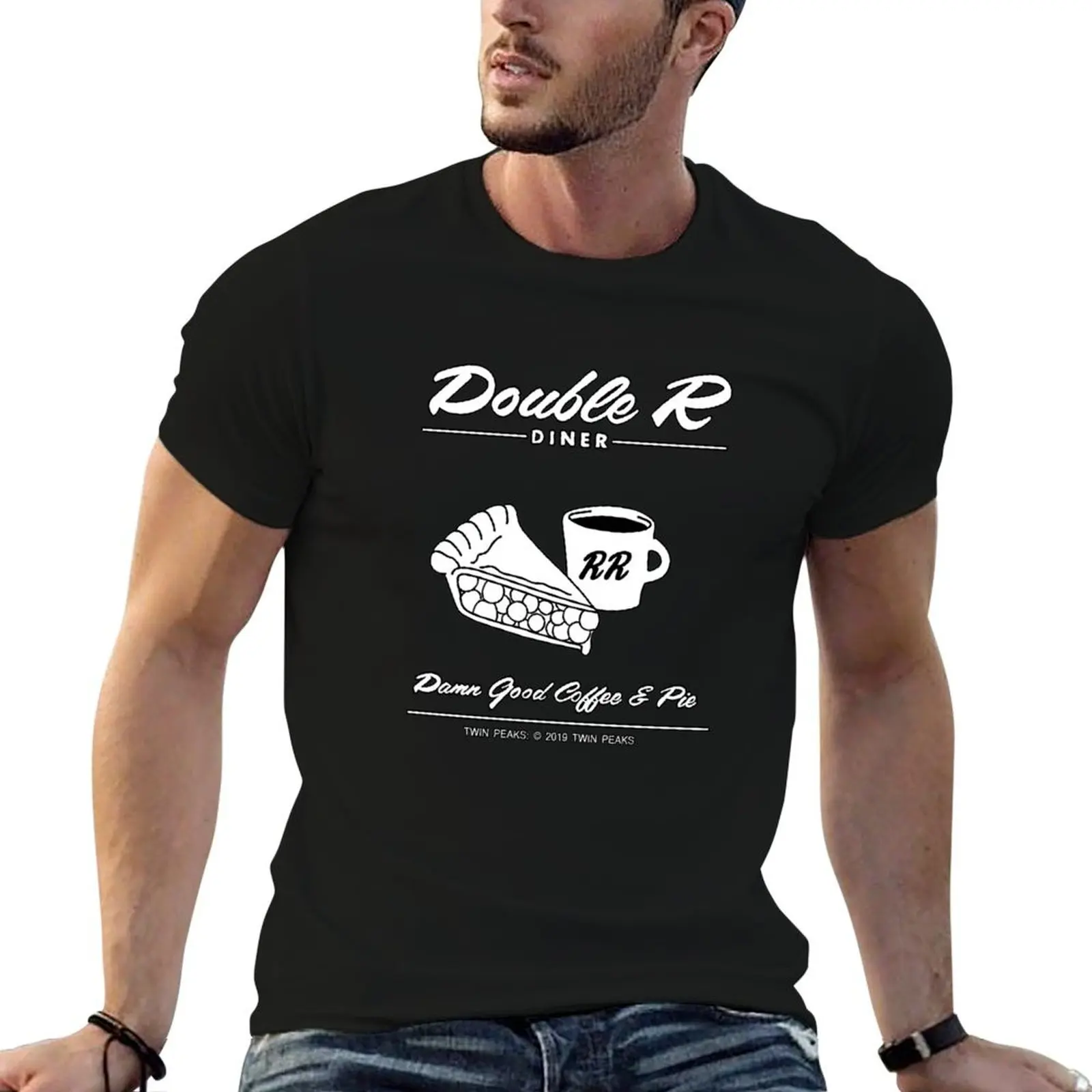 Double R Diner - Twin Peaks T-Shirt baggy shirts graphic tee shirt t shirts for men