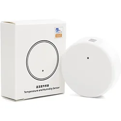 EWeLink ZigBee Mini Indoor Temperature and Humidity Sensor Hygrometer with Alert Compatible with Alexa Google Home Smarthings