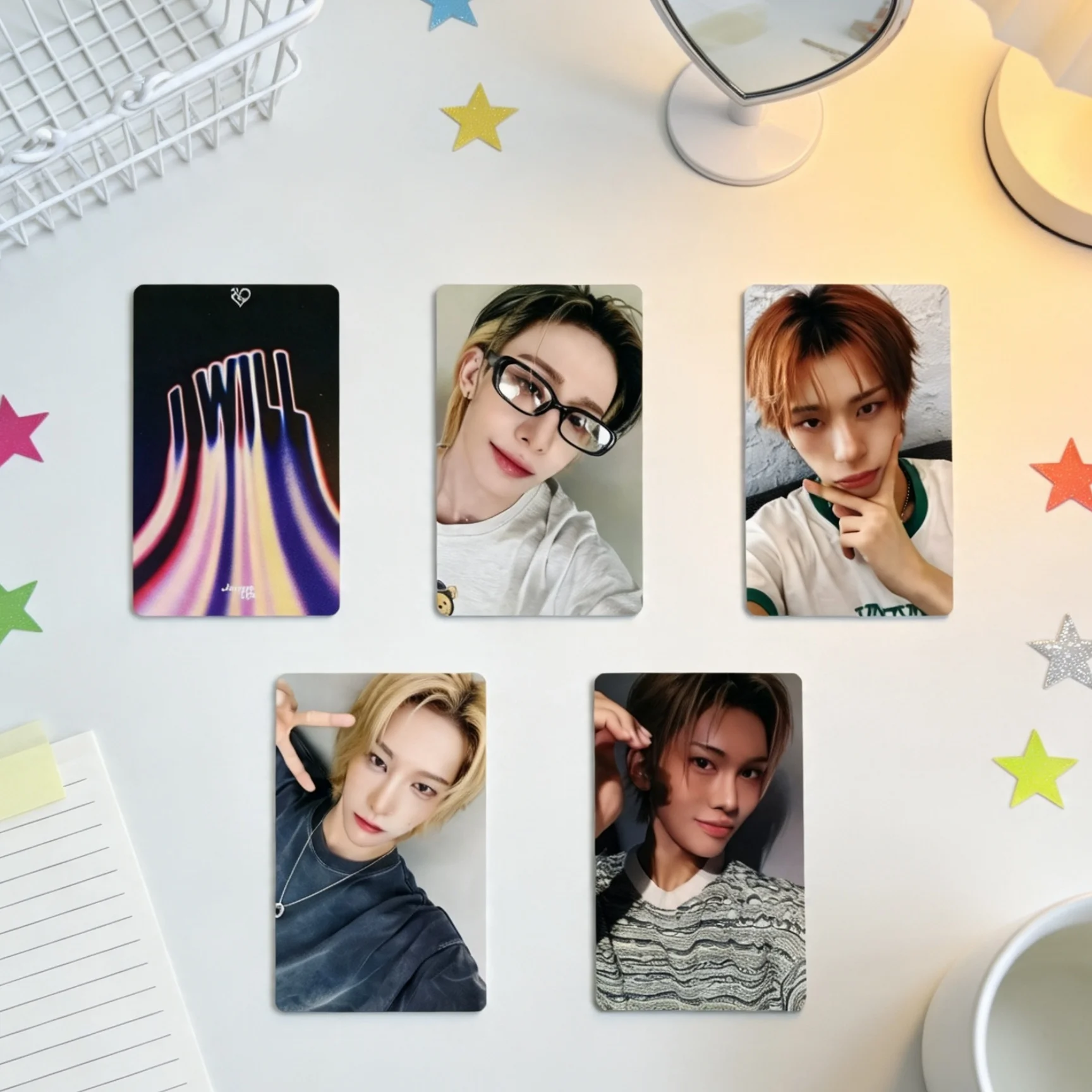 Idols XLOV Photocards I WILL Cards Wumuti Rui Hyun Haru Album Cards Fans Collections Cards Bonus Cards