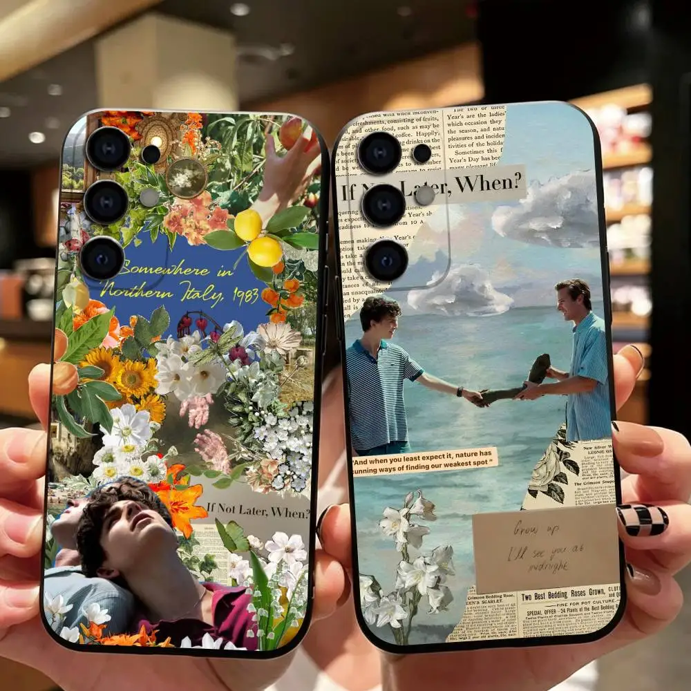 Call Me By Your Name Phone Case For Samsung S26,S25,S24,S23,S22,S21,S30,Ultra,Plus,Fe,Soft Silicone Black Cover Gift