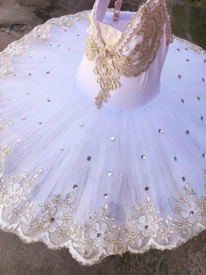 Witte Pannenkoek Ballet Tutu Professionele Volwassenen Kinderen Kids Zwanenmeer Jurk Vrouwen Ballet Dans Kostuums Ballerina Party Meisjes