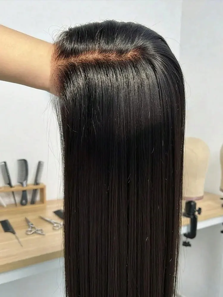 

Straight Hair 13x4 13x6 HD Transparent Lace Frontal Wigs Human Hair Wear And Go 5x5 Glueless Wigs Human Hair Brazilian Hair 250 Density