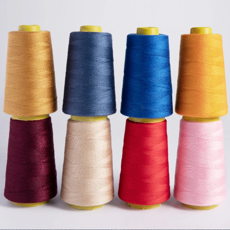 100g 1200meters 203 Jeans Sewing Machine Thick Line 3 Strand Thread Tent Umbrella Thread Thick Wiring Denim Line Sewing Thread