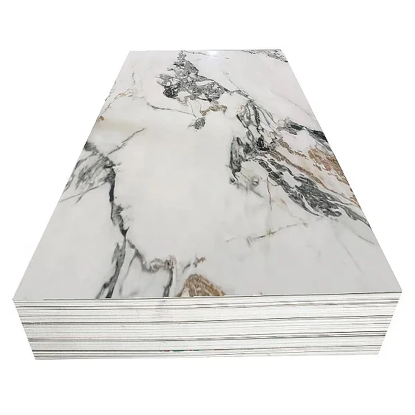 2026 Easy Install  Waterproof PVC  Marble Sheet Spc Luxury Wall Panels  for Bathroompromote sales