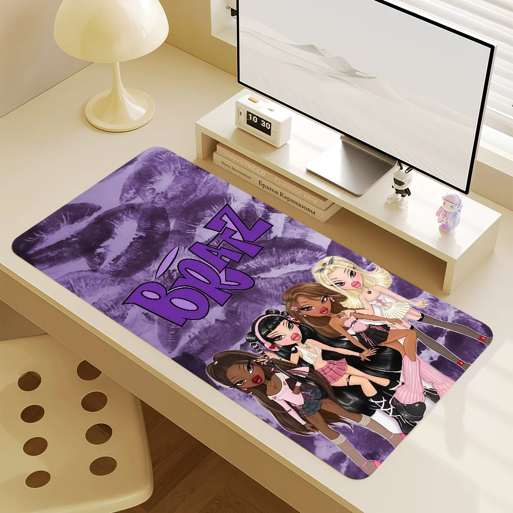 Mouse Pad MousePad B-Bratz Non-slip Doll Lockedge Office Student Gaming Thickened Large Writing Pad Fashion Cushion