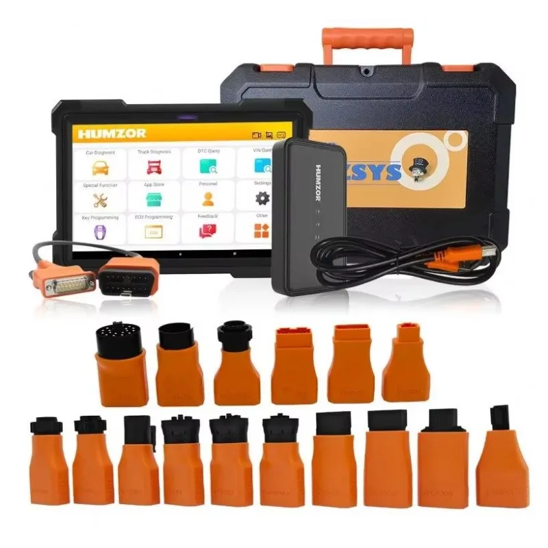 Humzor NS666S Engine Analyzer 12V 24V Diesel Heavy & Light Truck Diagnostic Tool Latest Version Universal Fitment
