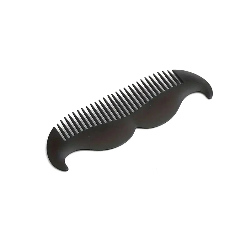Comb Black Mini Pocket Beard Comb For Men Plastic Moustache Facial Hairbrush Beard Styling Detangling Combs Barber Combs Men