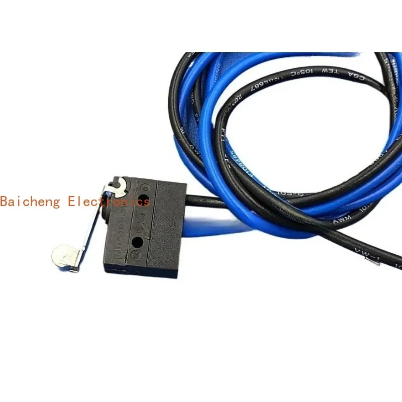 5PCS Down line with wire, normally open with wheels, waterproof and dustproof, 6A micro motion car small travel limit switch