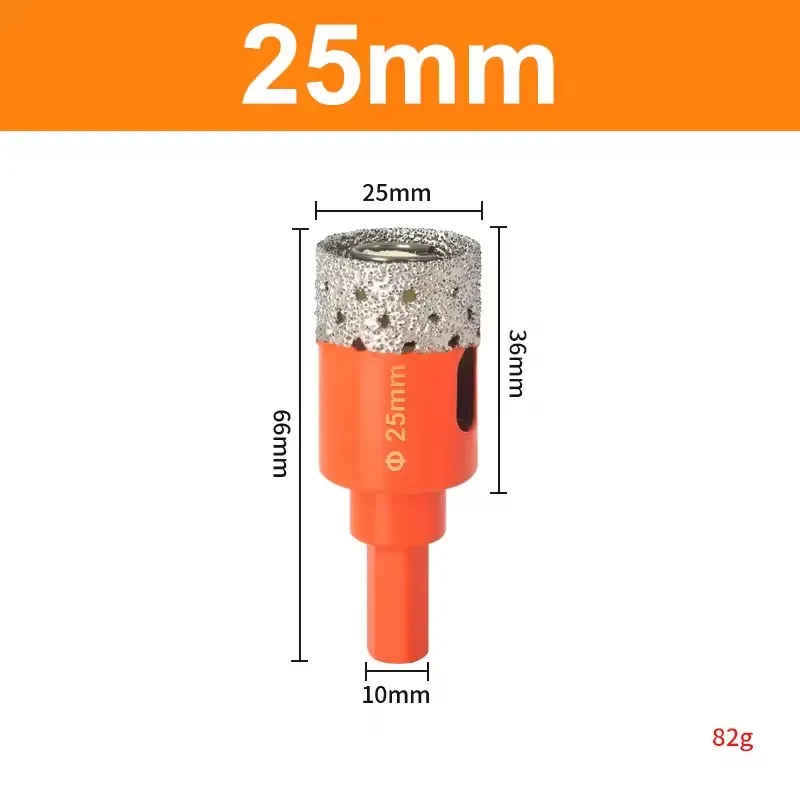 1 Pc 18-68 Mm Diamantgesoldeerde Kern Droge Boor Voor Porseleinen Tegels Marmer Glas Graniet Gat cup Saw Cutter Accessoires Snijden