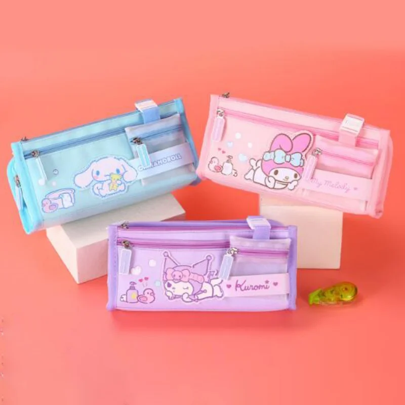 3-pz-lotto-sanrio-kuromi-melody-cinnamoroll-astuccio-carino-scatola-di-matita-di-cancelleria-penna-borsa-di-cancelleria-materiale-scolastico