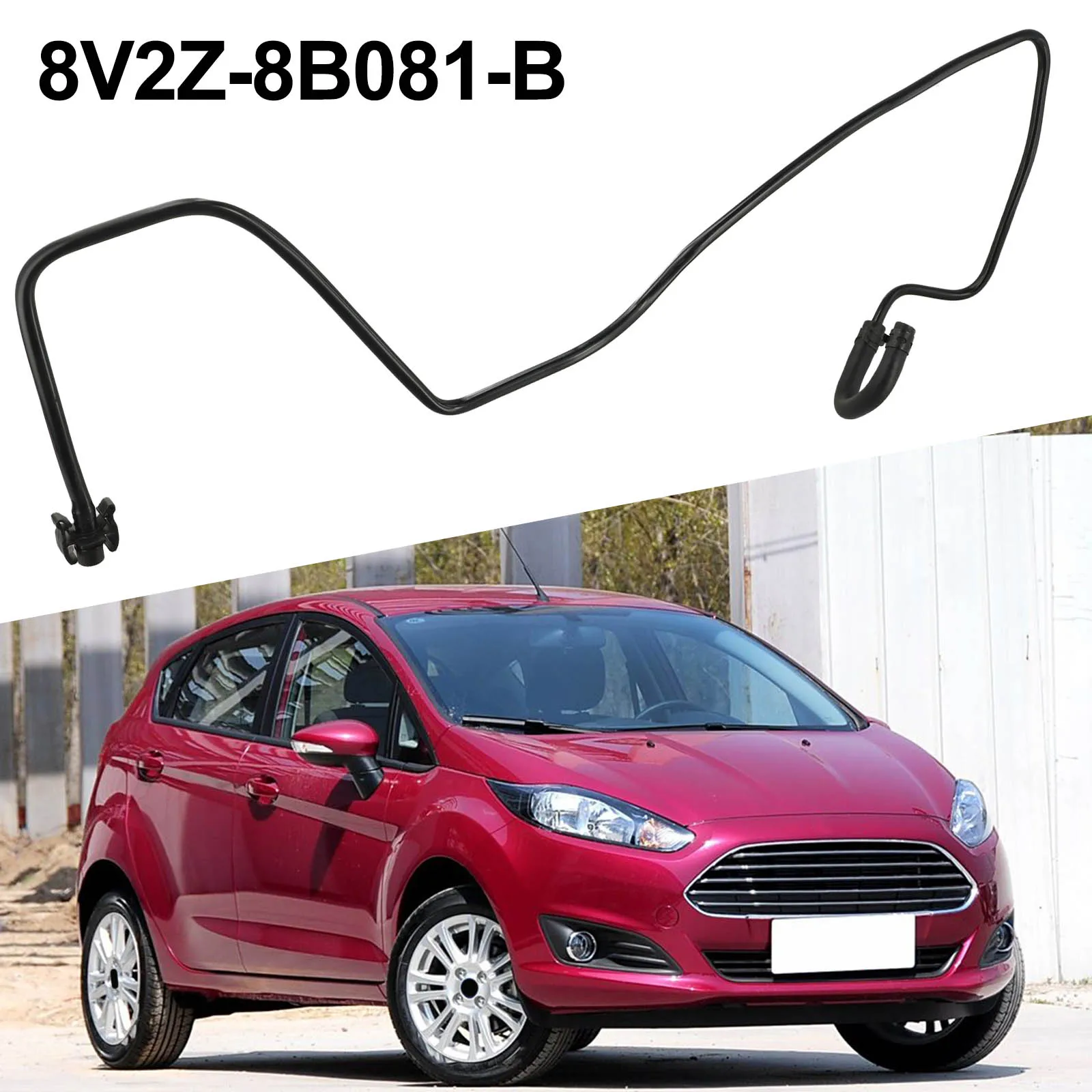 Auto-Kühlmittel-Kühler-Ausgleichsbehälter-Schlauch für Ford Fiesta 2011-2019 8V2Z-8B081-B Autozubehör
