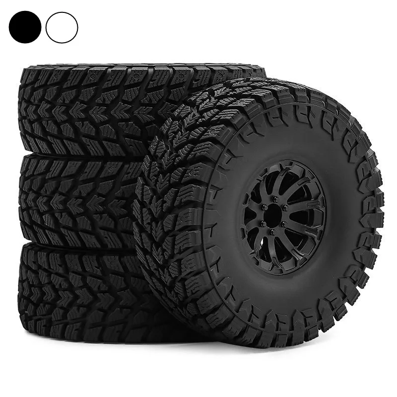 

4 шт. 119 мм 1,9 комплект ободов колеса с бисером для 1/10 RC гусеничного автомобиля Traxxas TRX4 RC4WD D90 Axial SCX10 II III Redcat MST