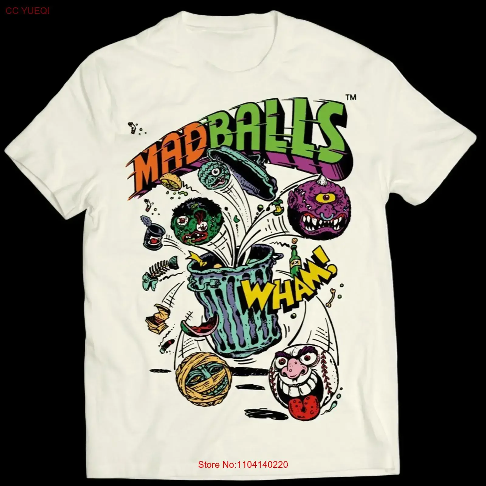 New Popular Madballs Band WHAM Funny White S 5XL T Shirt HL095 vintage Washed Unisex Breathable Casual Stylish designer clothes