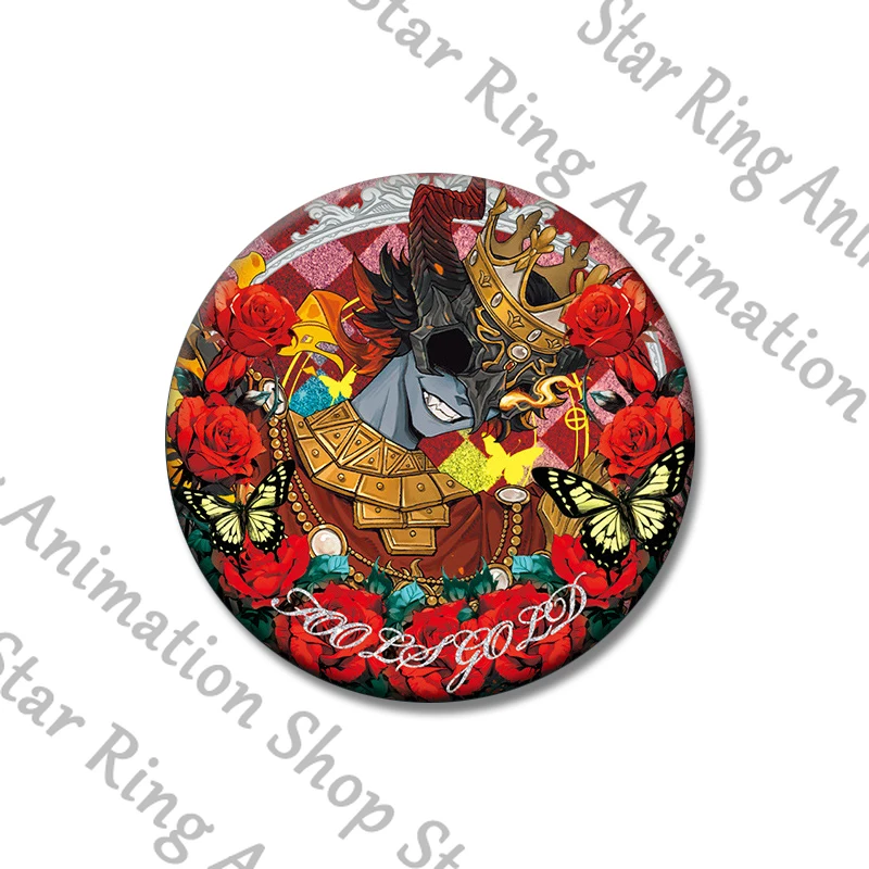 Identity Ⅴ Gardener Embalmer Mercenary Anime Badge Laser Tinplate Emblem Brooch Cospaly Cartoon Gift Decorate